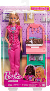 Barbie Baby Doctor Playset With Brunette Fashion Doll, 1 Baby Doll And Accessories For Kids Ages 3+